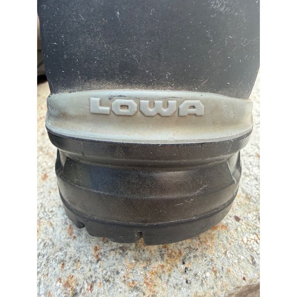 Lowa Catalan LL Mens Hiking Boots Brown Leather Mid Top Made in Germany Size 8 - Picture 6 of 12